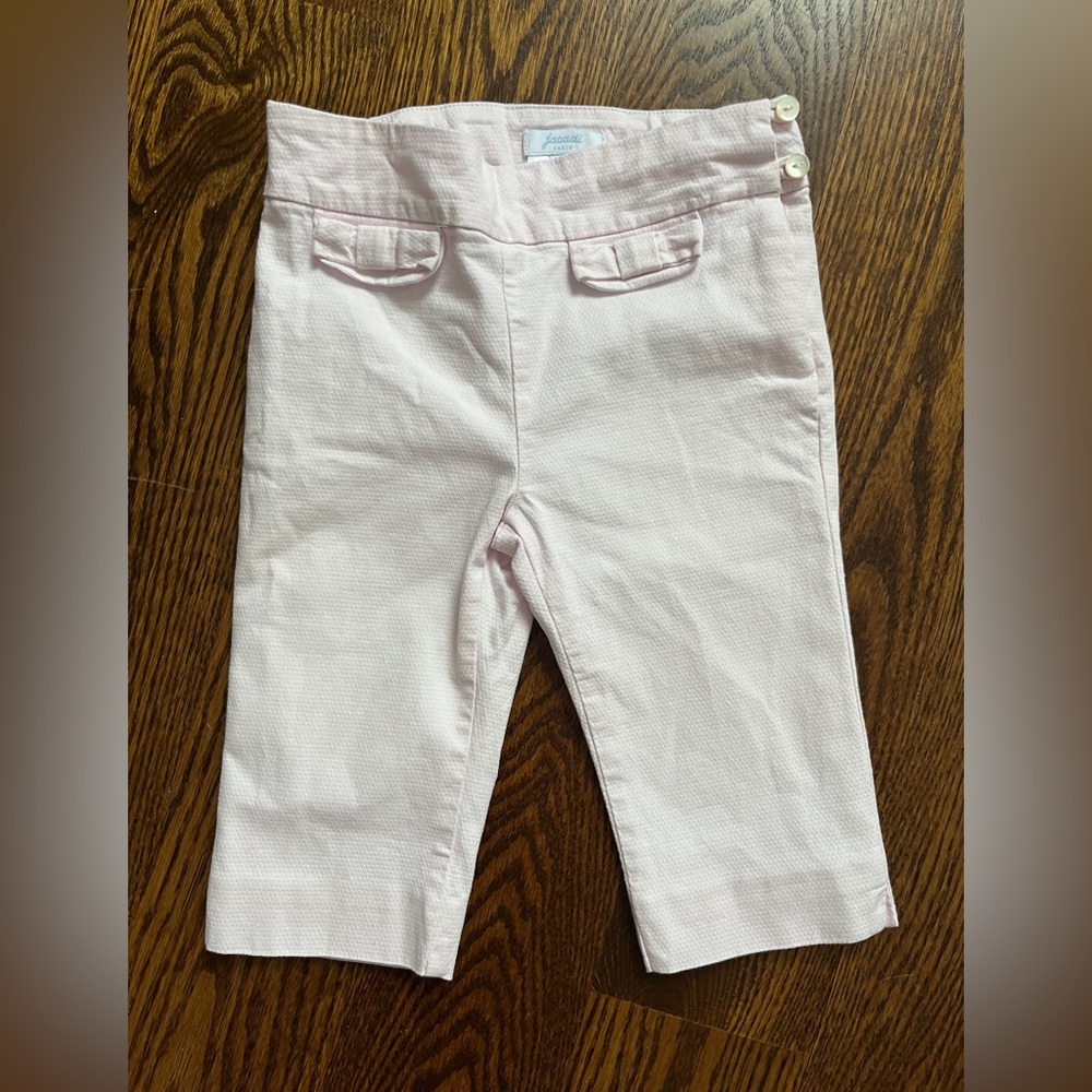 Jacadi Light Pink Cotton Pants 18M